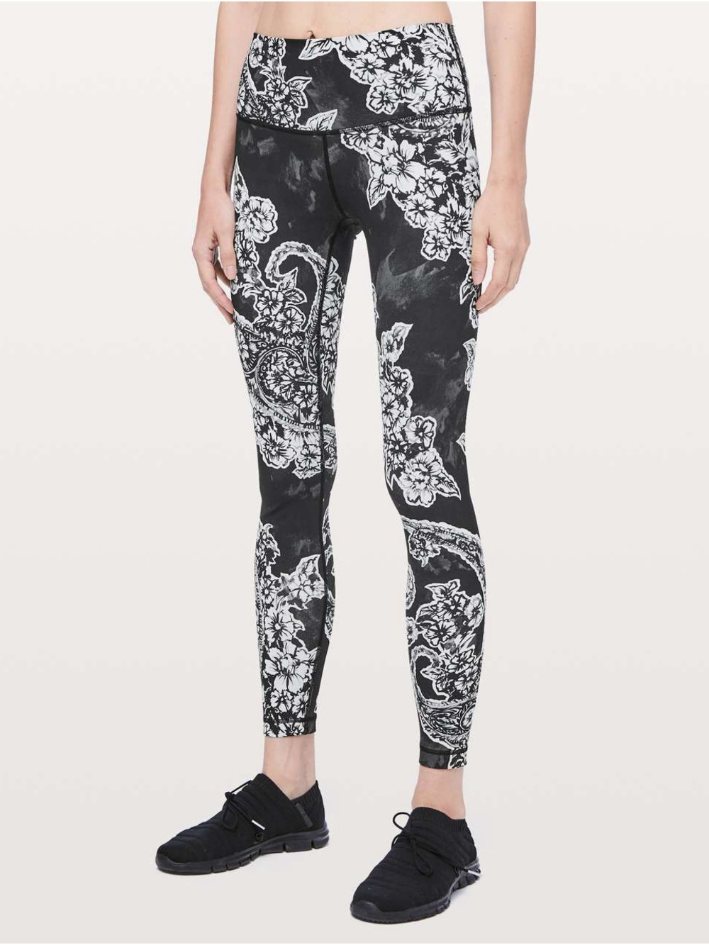 Lululemon Wunder Under High-Rise Tight Luxtream 28" - Size 4 - Painted Paisley